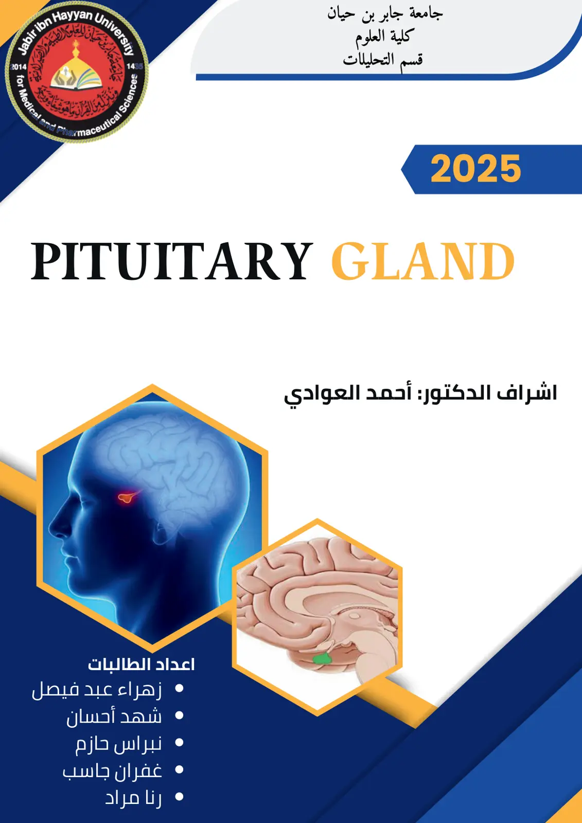 غلاف تقرير PITUITARY GLAND