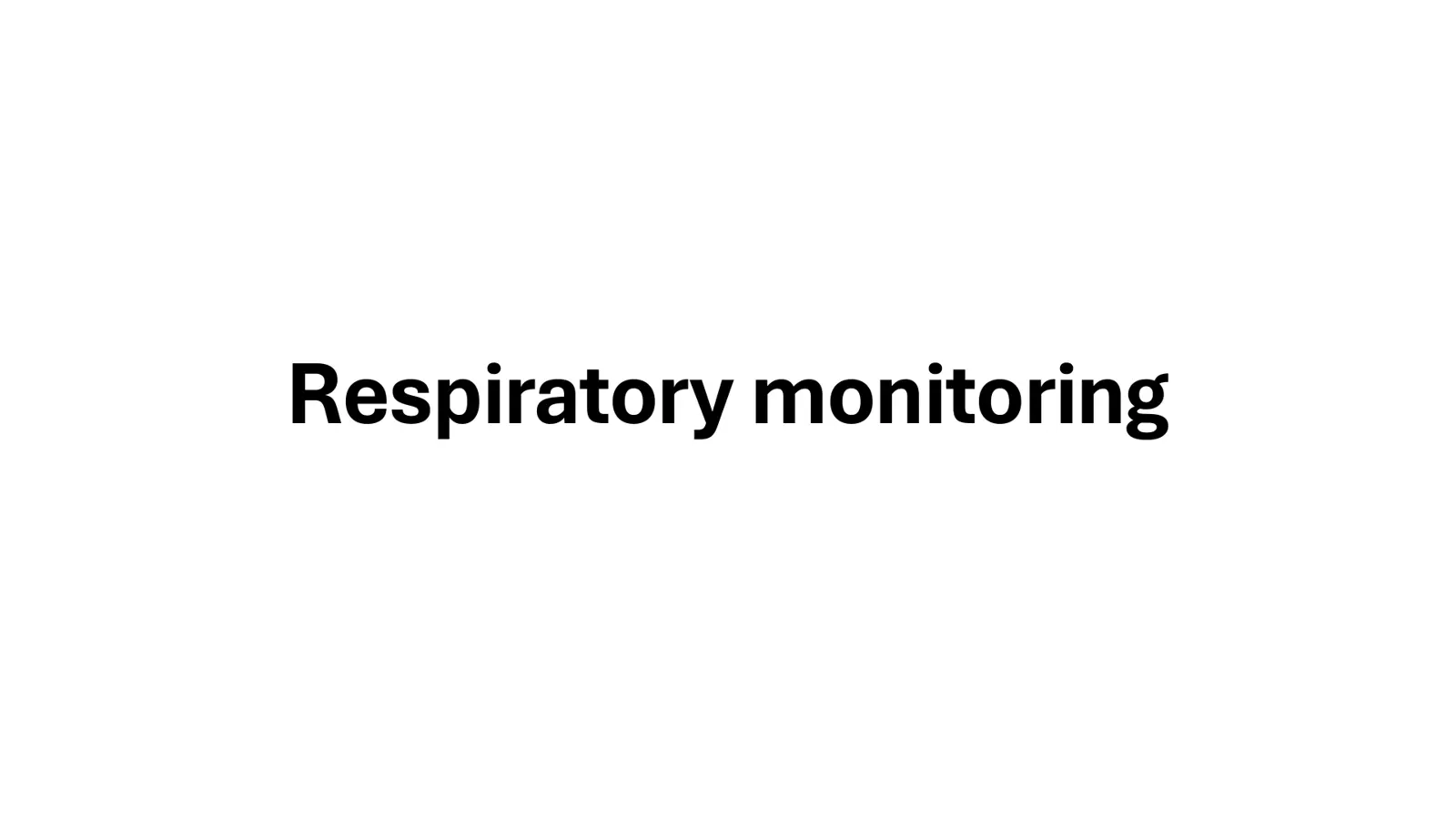 غلاف تقرير Respiratory Monitoring
