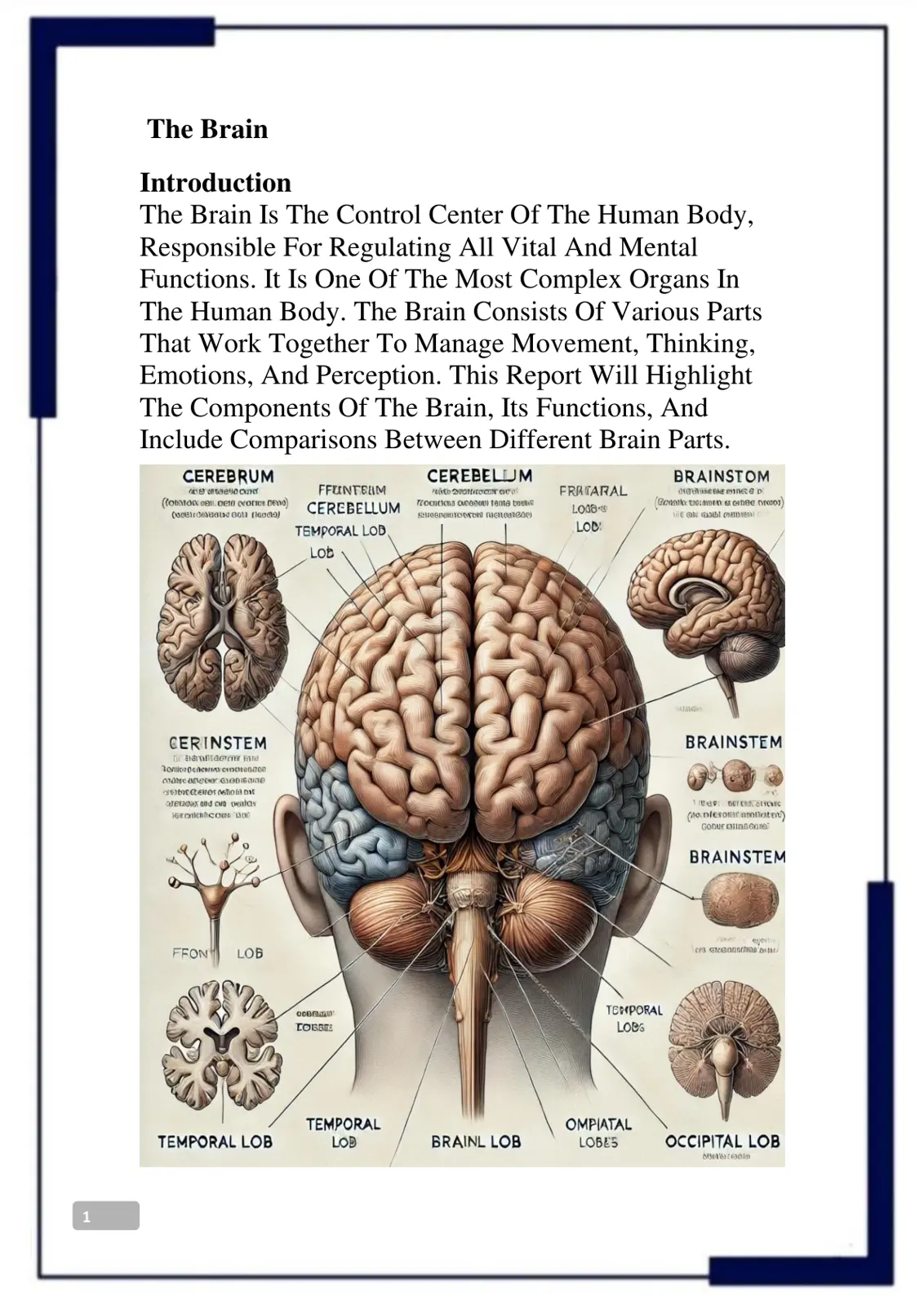 غلاف تقرير The Brain