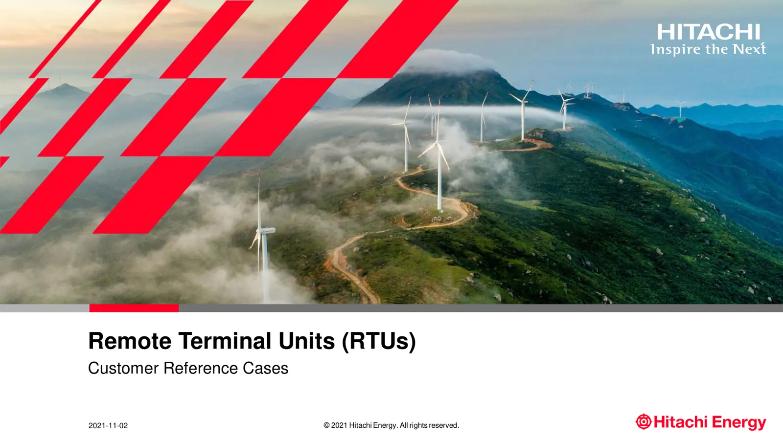 غلاف تقرير Remote Terminal Units (RTUS) Customer Reference Cases