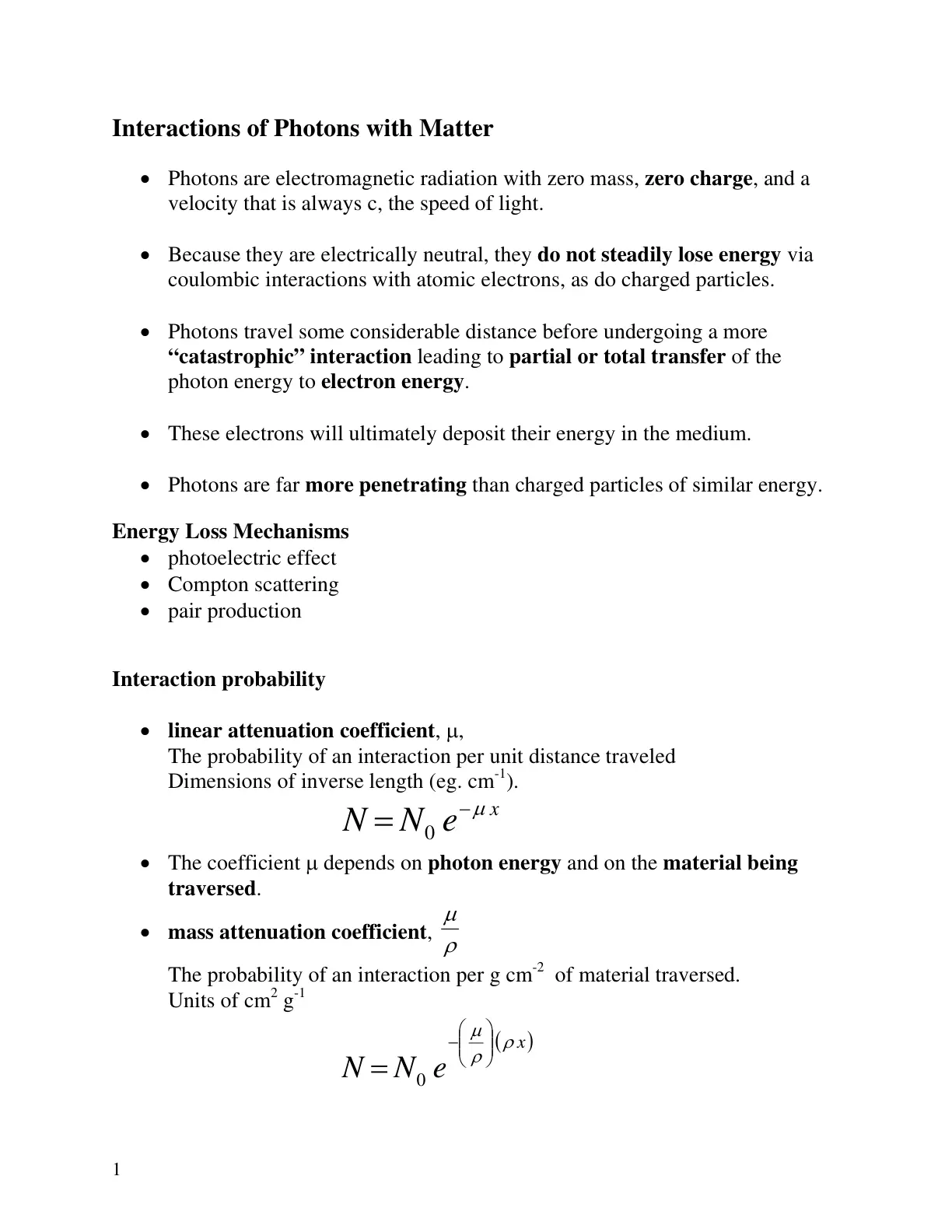 غلاف تقرير Interactions of Photons with Matter