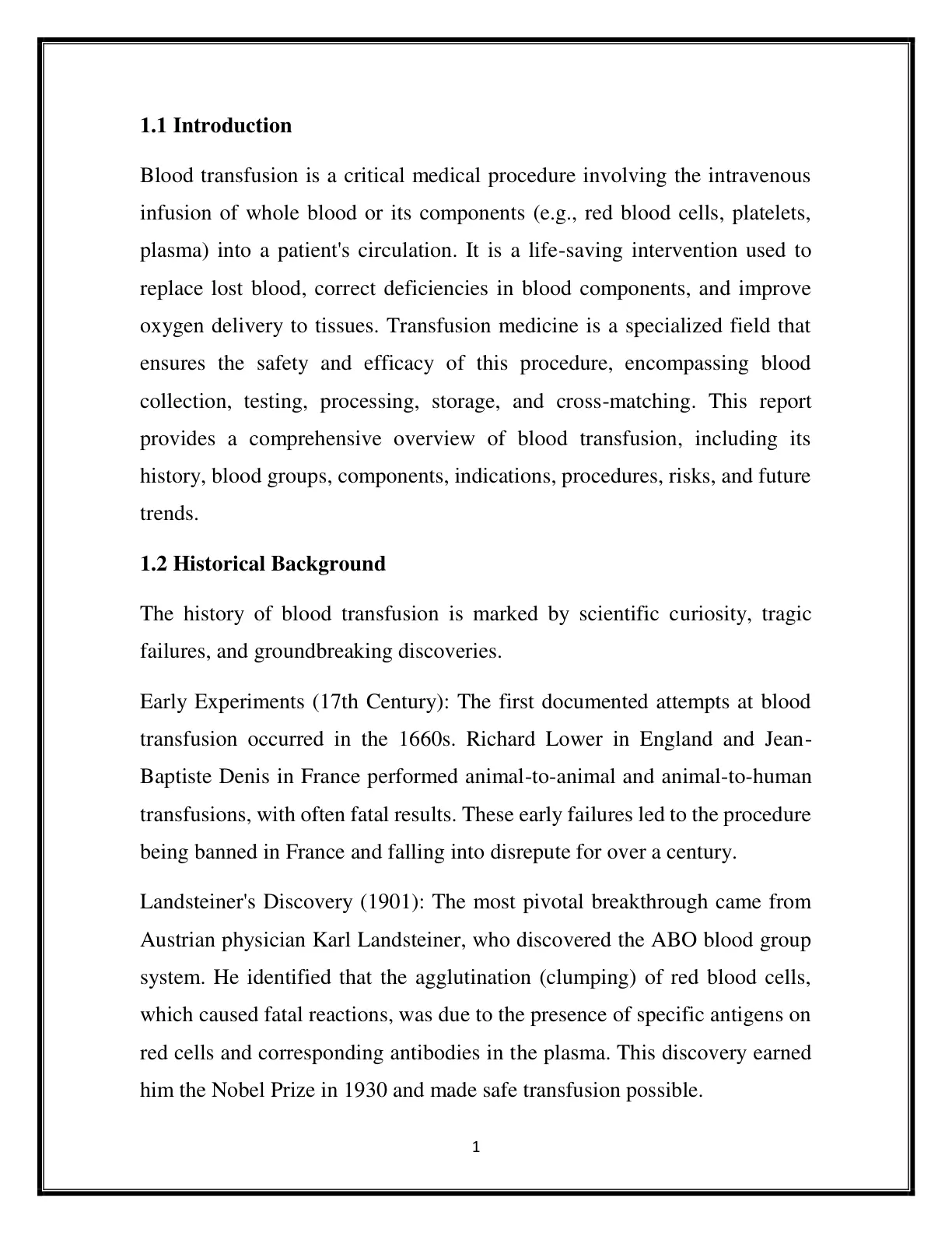 غلاف تقرير Blood Transfusion