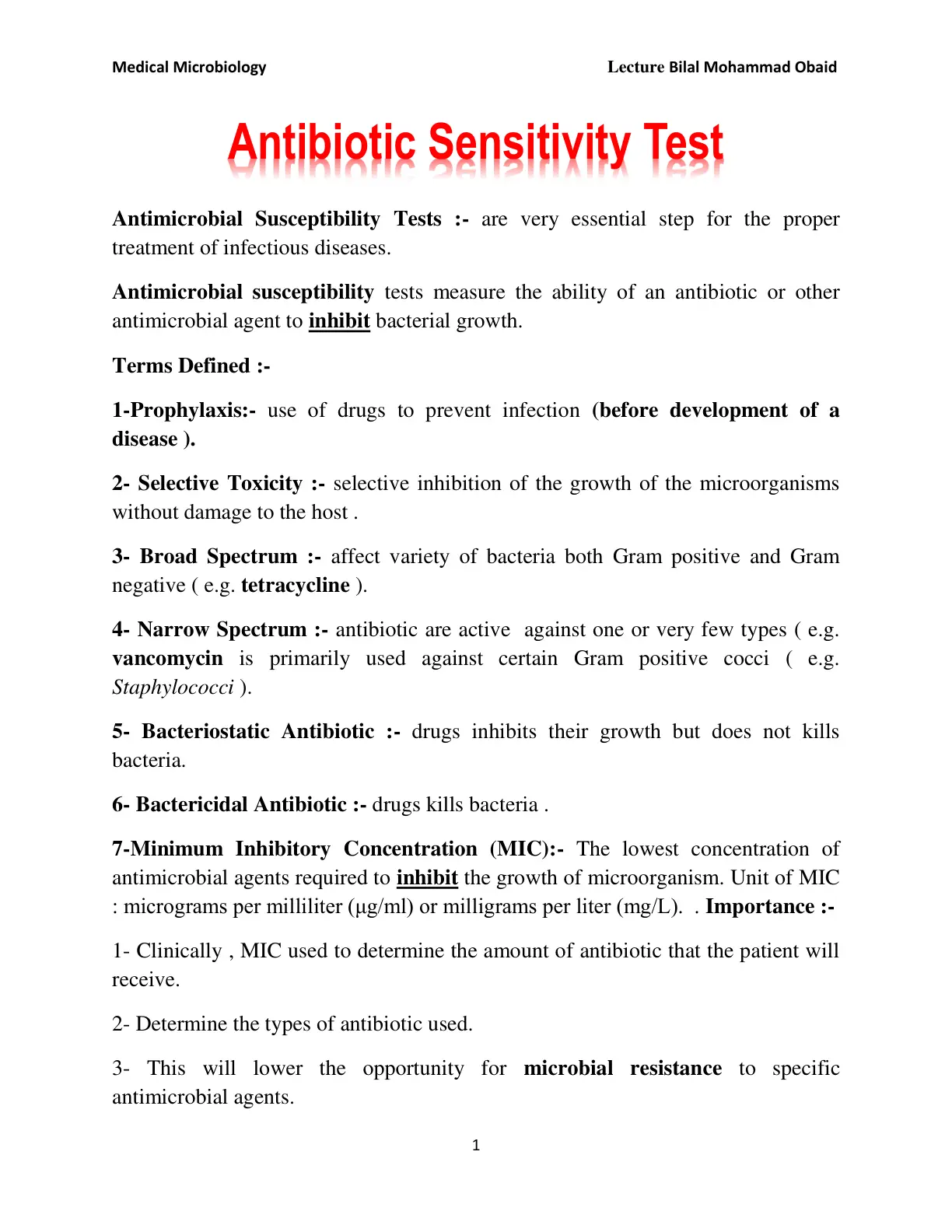 غلاف تقرير Medical Microbiology