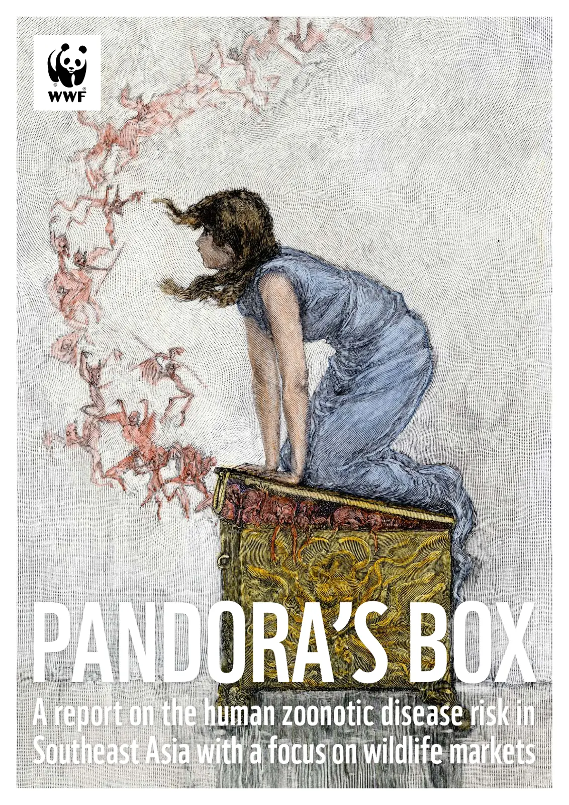 غلاف تقرير Pandora's Box: A Report on the Human Zoonotic Disease Risk in Southeast Asia with a Focus on Wildlife Markets