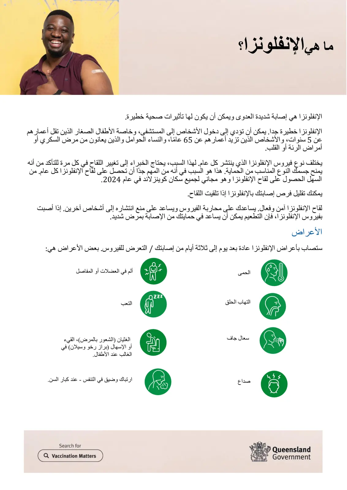غلاف تقرير ما هي الإنفلونزا؟