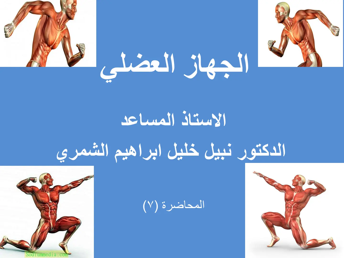 غلاف تقرير الجهاز العضلي