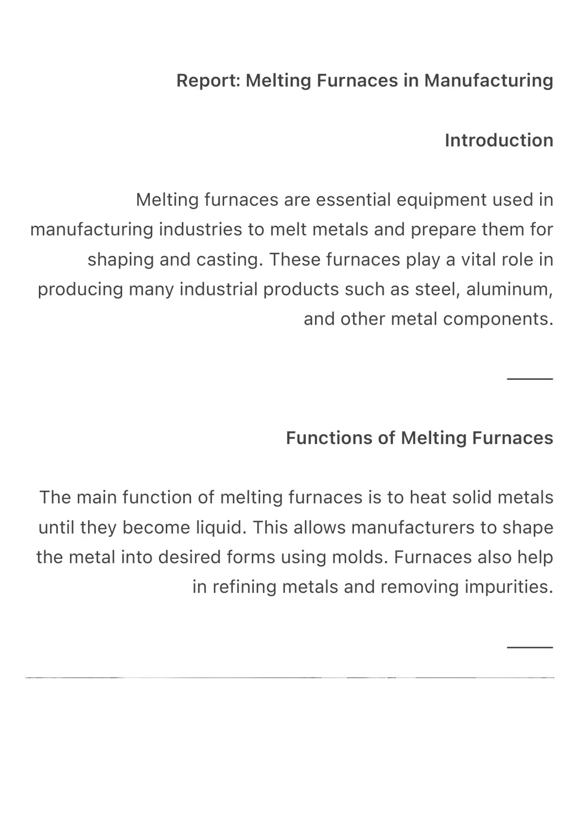 غلاف تقرير Melting Furnaces in Manufacturing