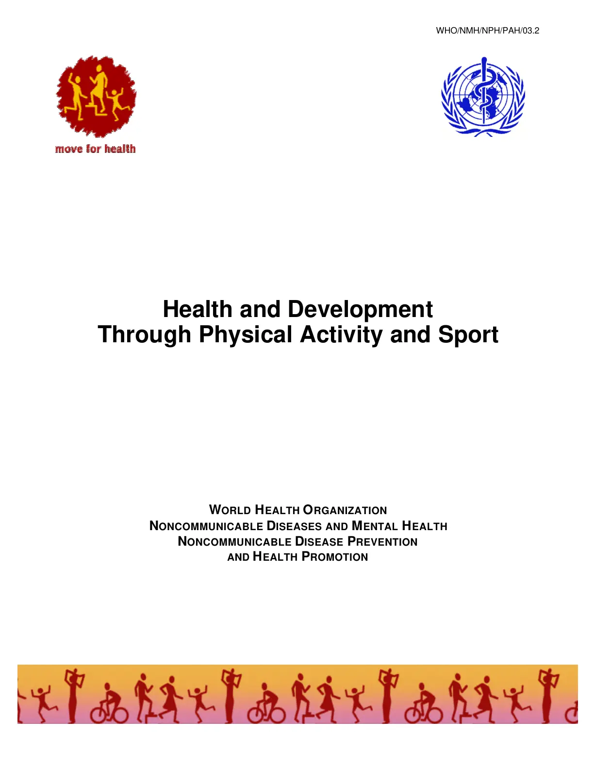 غلاف تقرير Health and Development Through Physical Activity and Sport