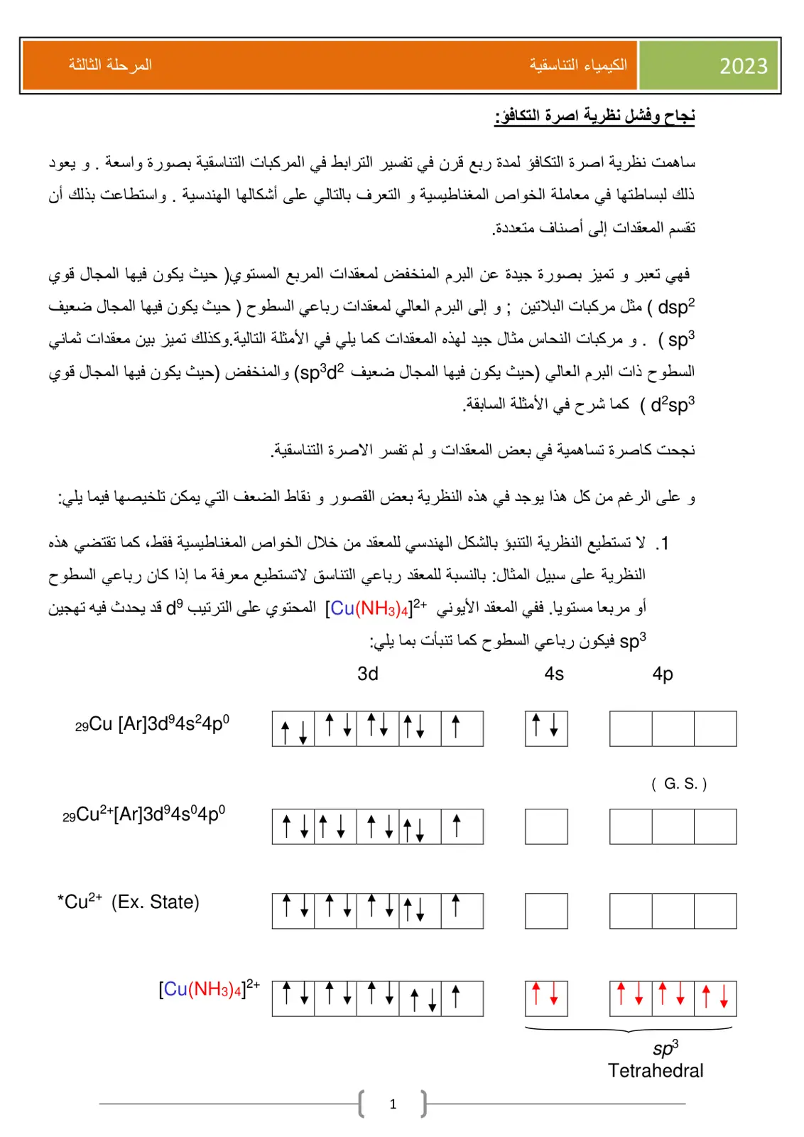 غلاف تقرير نجاح وفشل نظرية آصرة التكافؤ