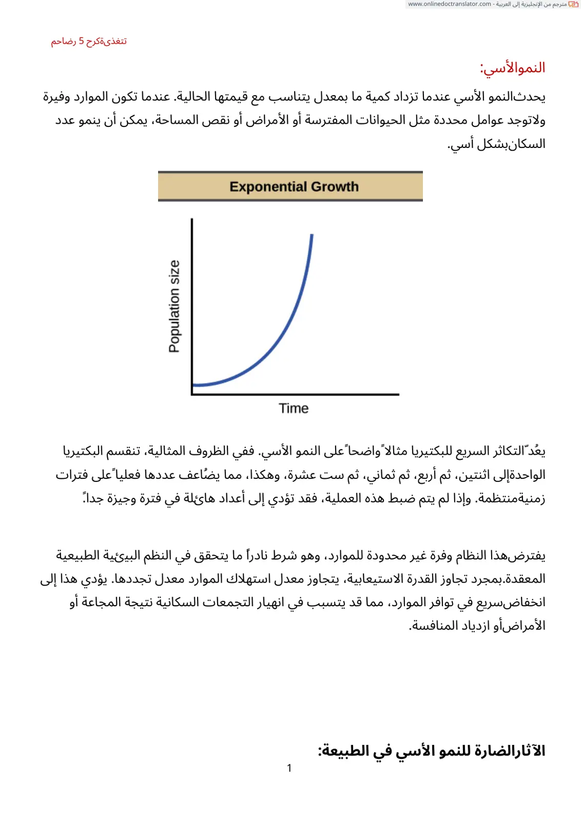 غلاف تقرير النمو الأسي (Exponential Growth)