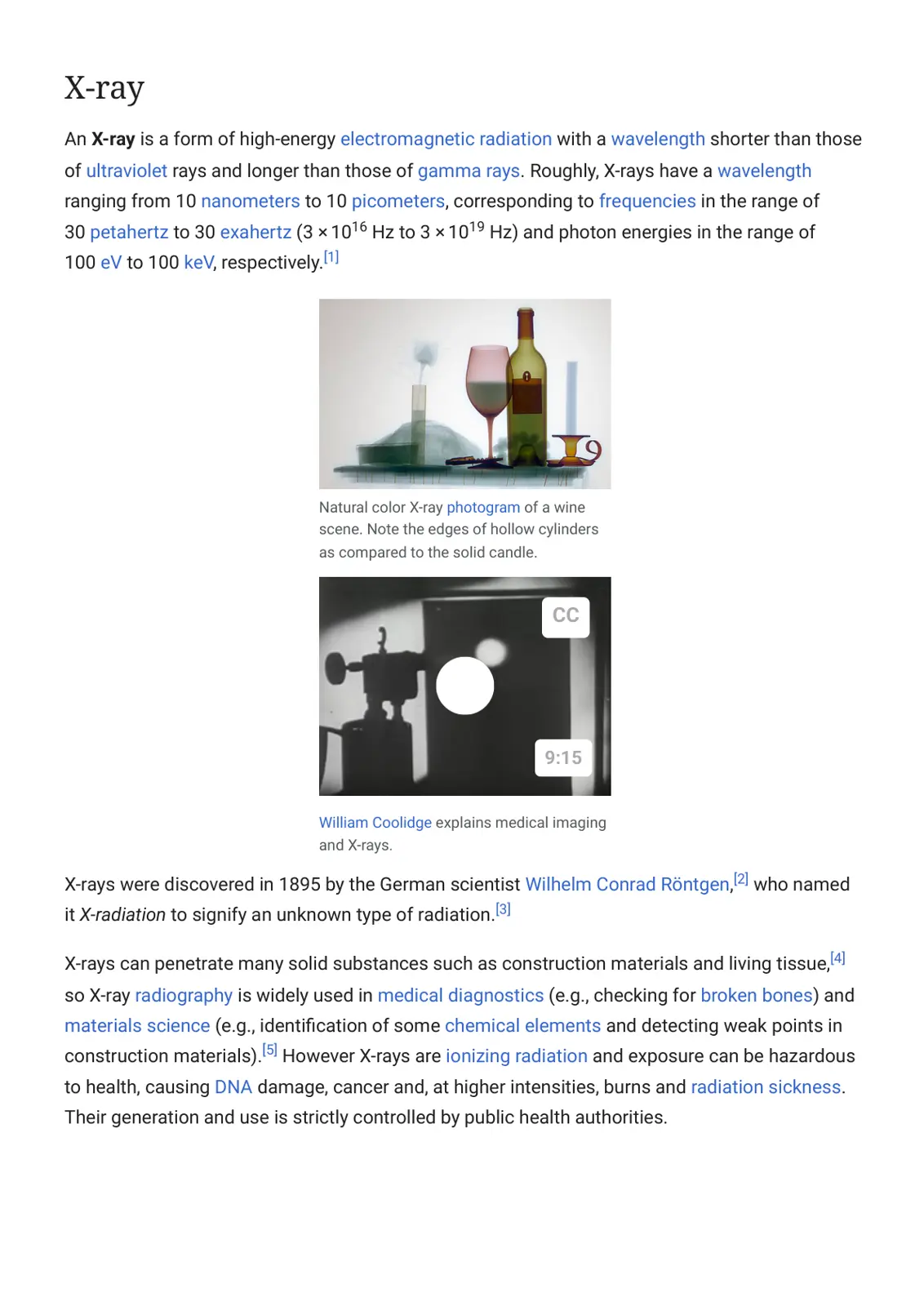 غلاف تقرير X-ray