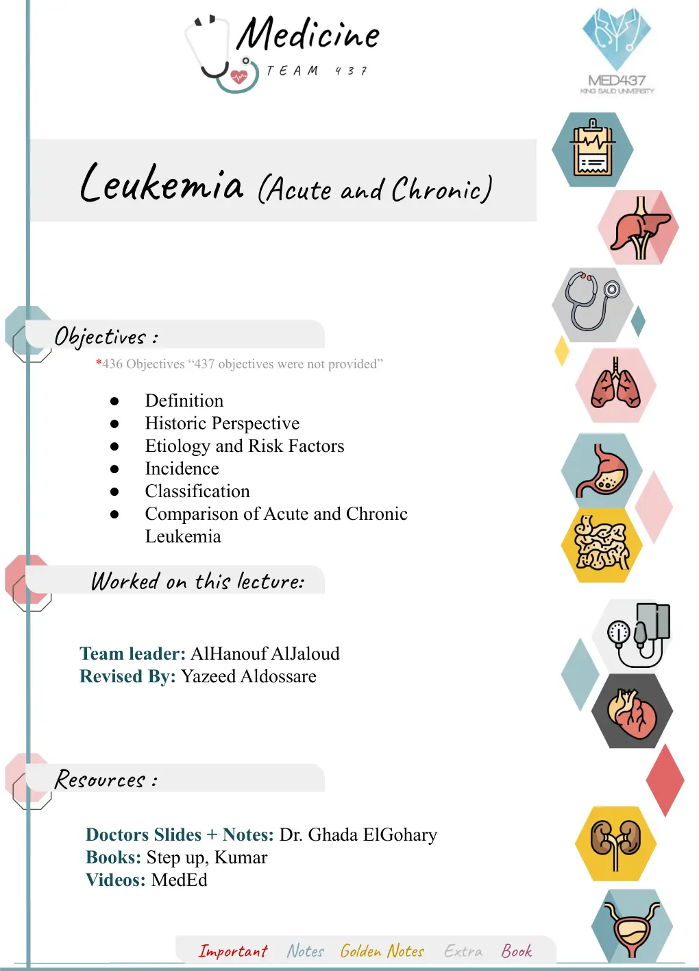 غلاف تقرير Leukemia (Acute and Chronic)