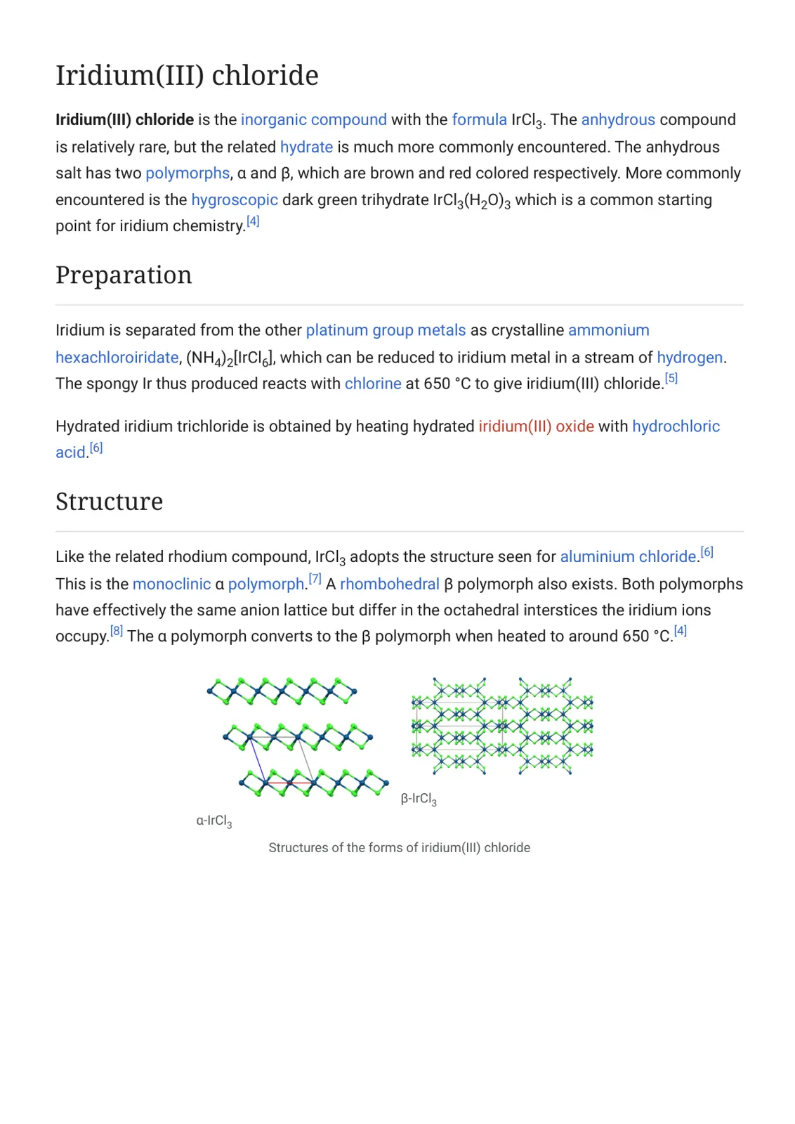 غلاف تقرير Iridium(III) chloride