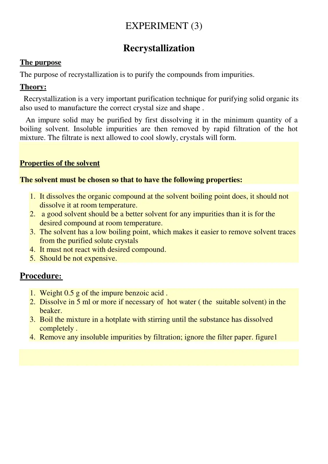 غلاف تقرير Recrystallization