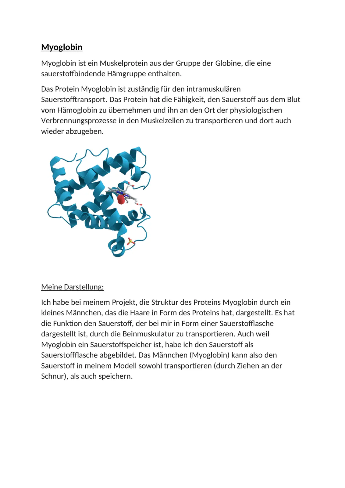 غلاف تقرير Myoglobin