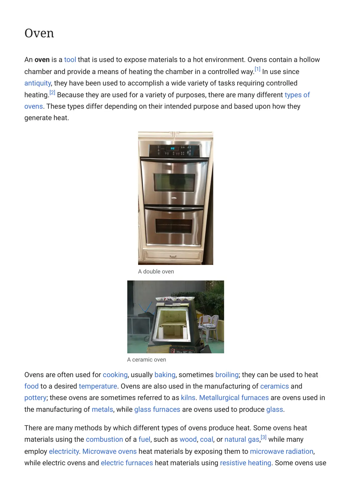 غلاف تقرير Oven