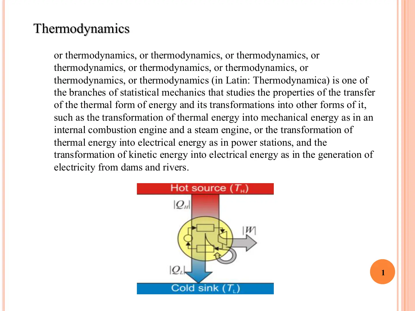 غلاف تقرير Thermodynamics