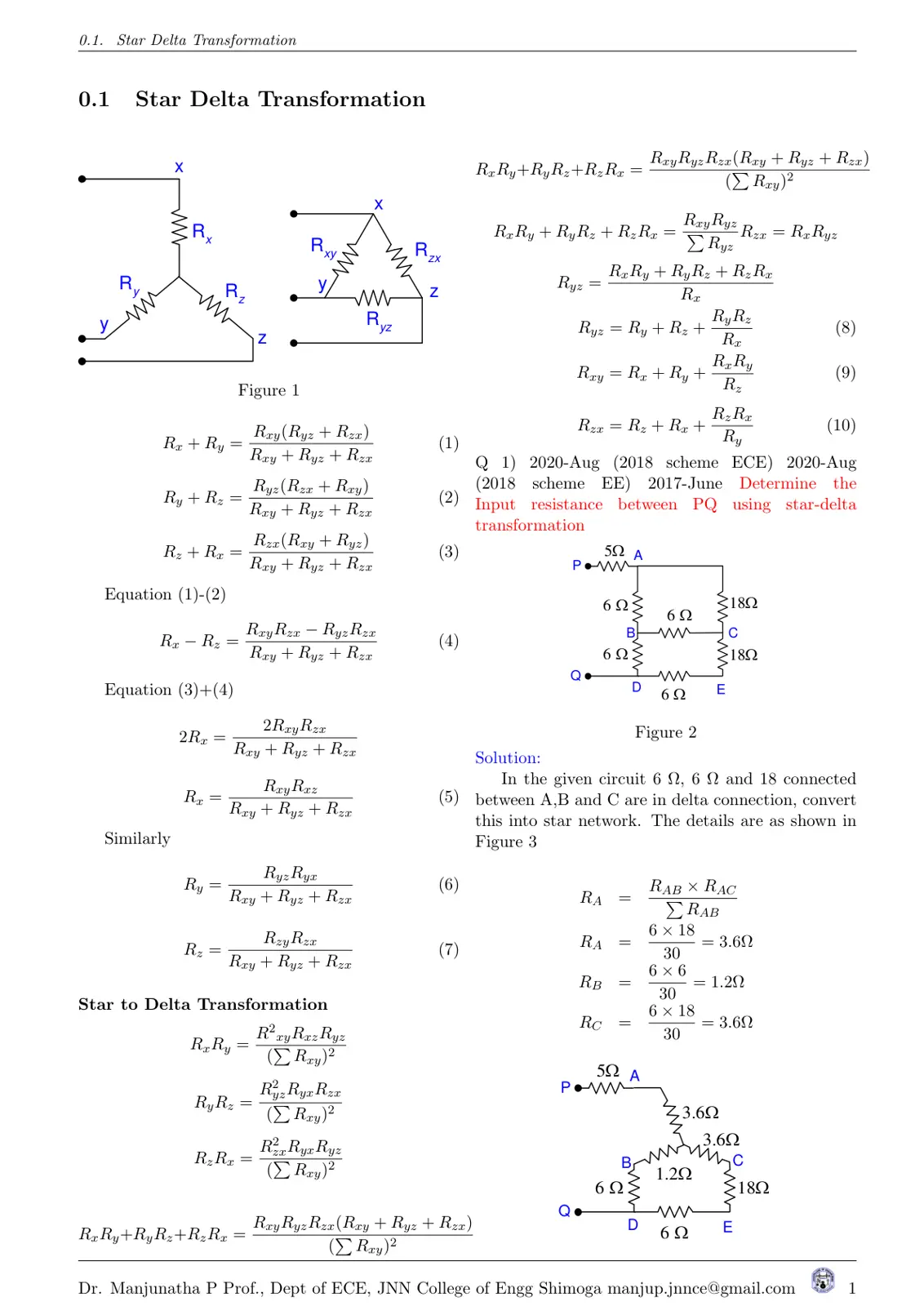 غلاف تقرير Star Delta Transformation
