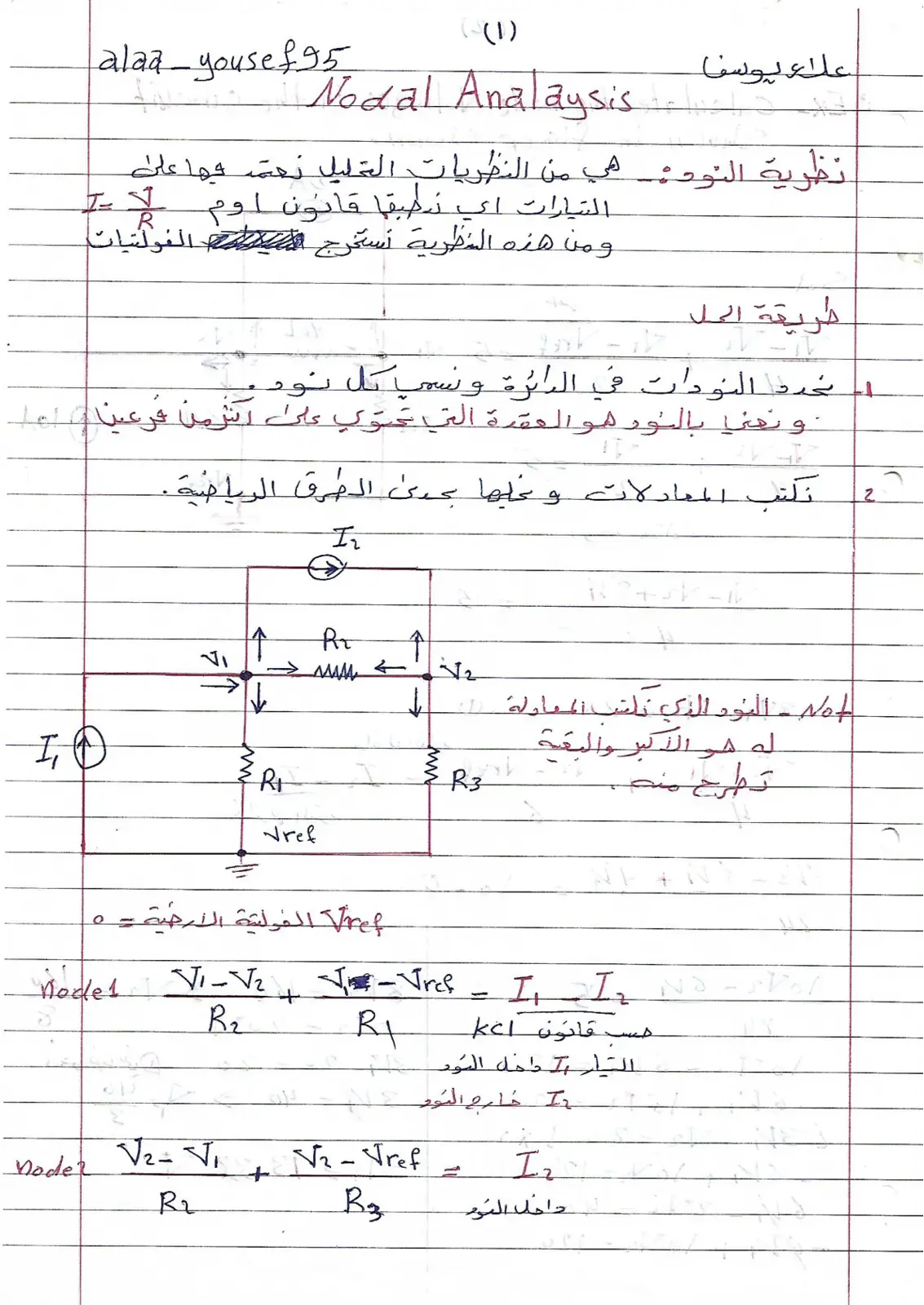 غلاف تقرير Nodal Analysis
