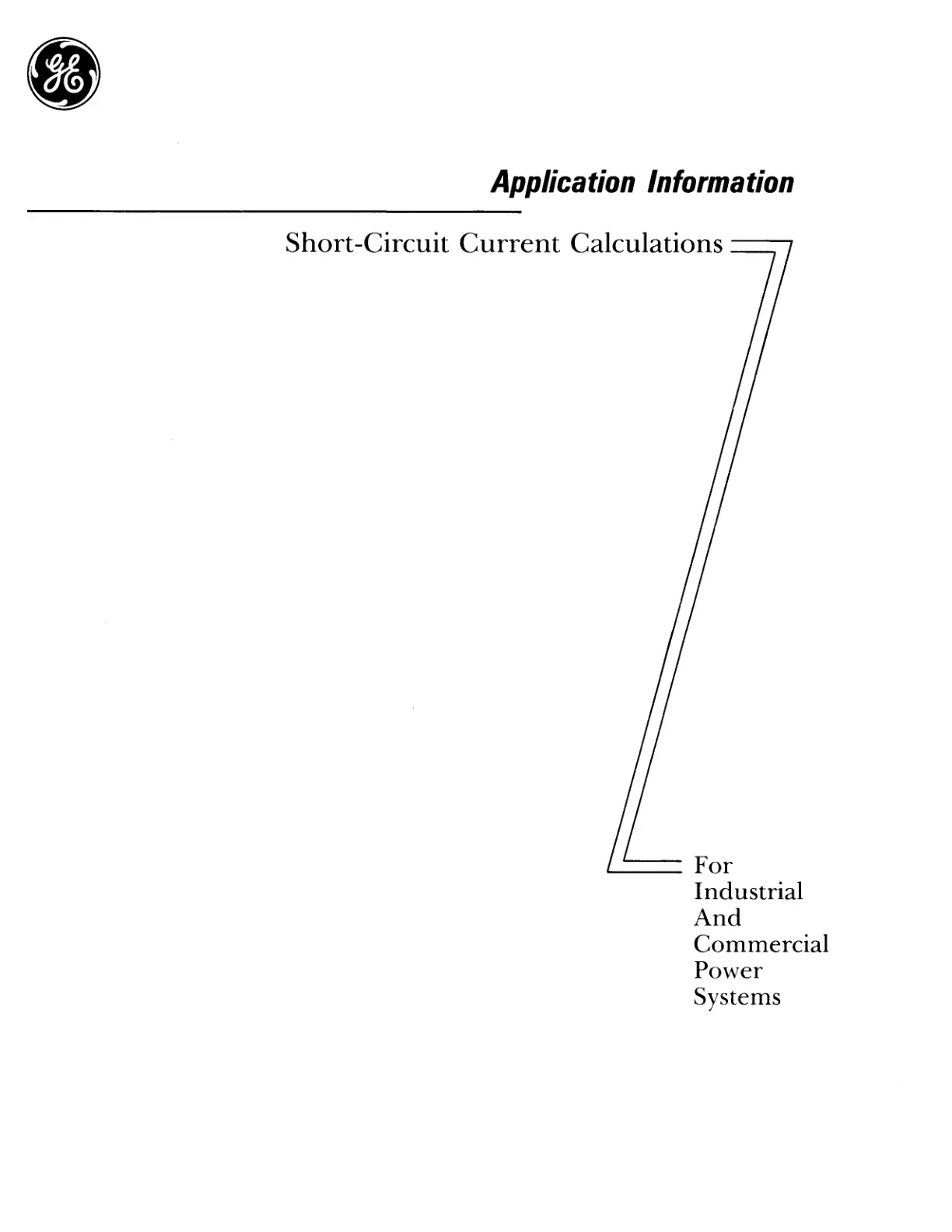 غلاف تقرير Short-Circuit Current Calculations for Industrial and Commercial Power Systems