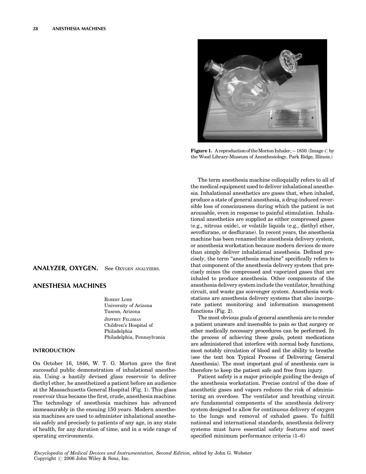 غلاف تقرير ANESTHESIA MACHINES