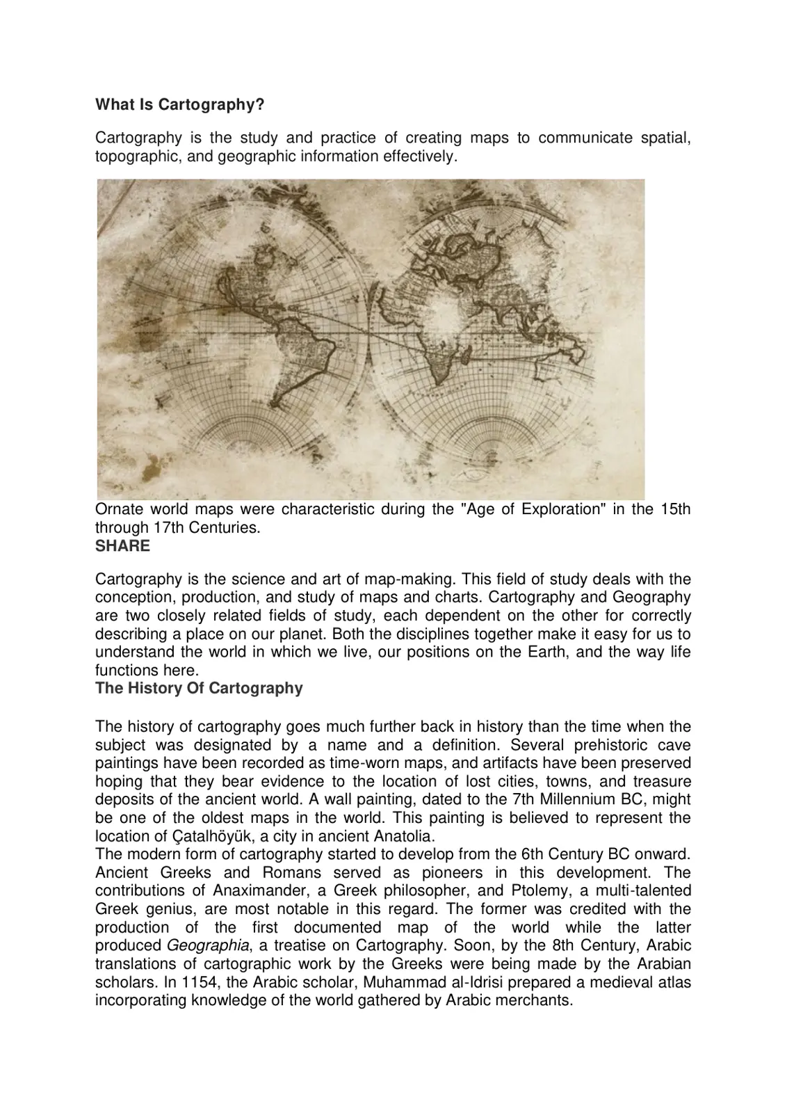 غلاف تقرير What Is Cartography?
