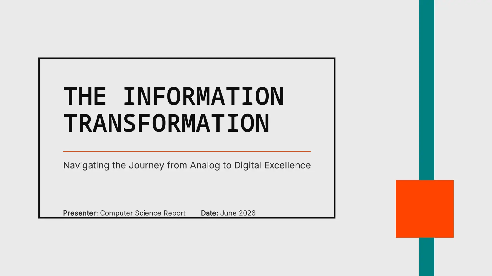 غلاف تقرير Navigating the Journey from Analog to Digital Excellence
