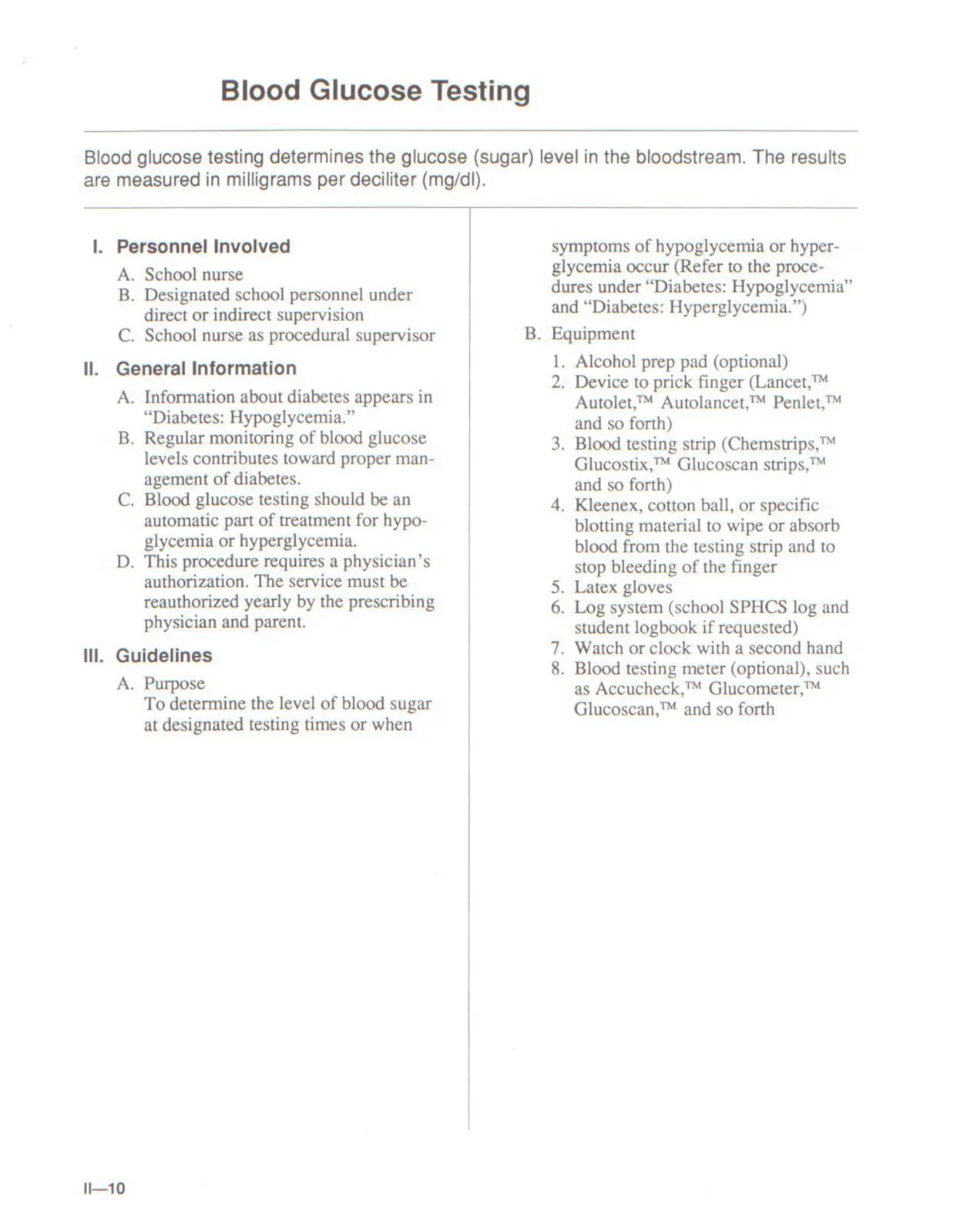 غلاف تقرير Blood Glucose Testing