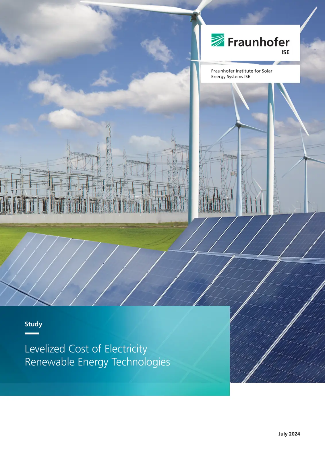غلاف تقرير Levelized Cost of Electricity – Renewable Energy Technologies