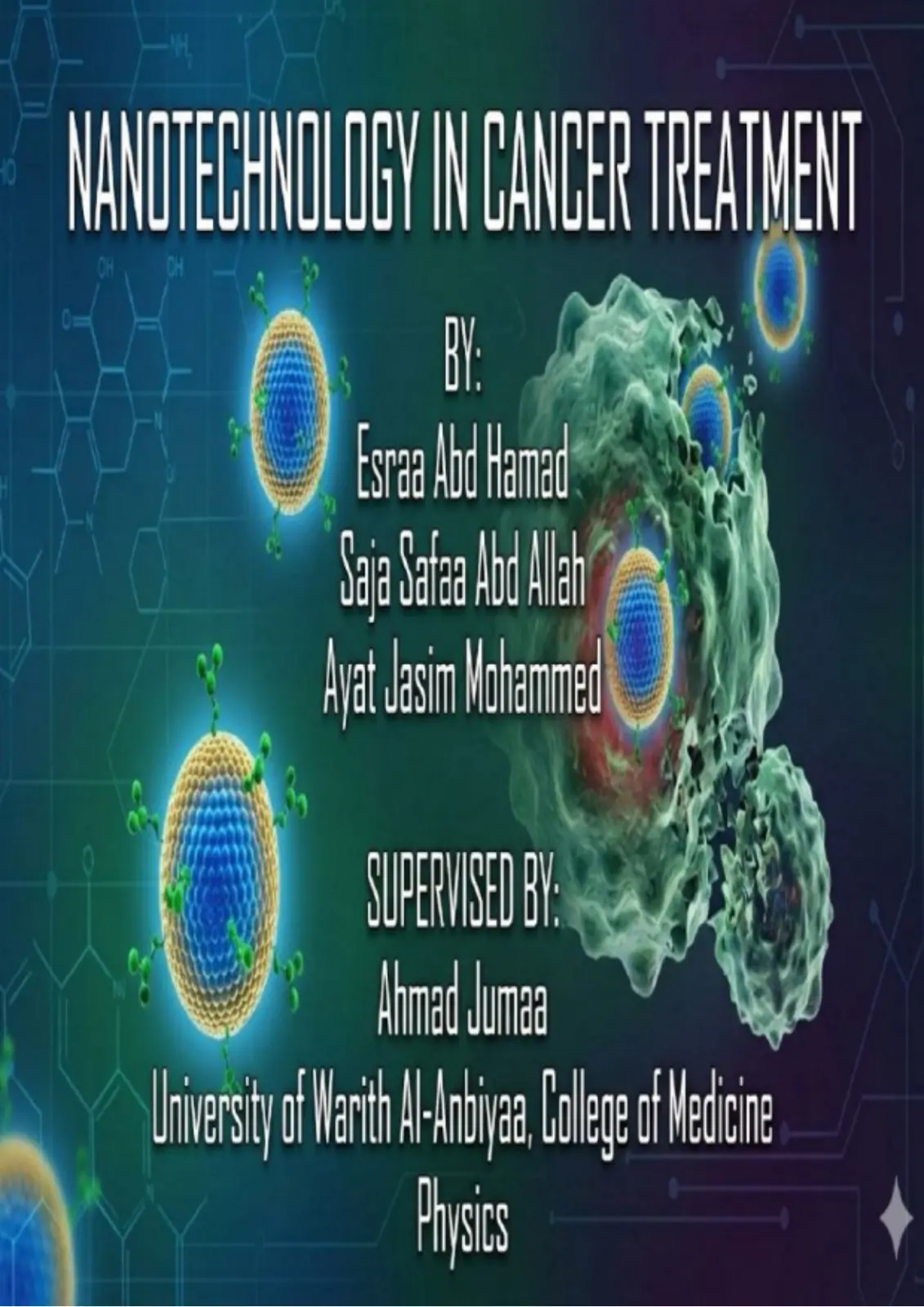 غلاف تقرير Nanotechnology in Cancer Treatment