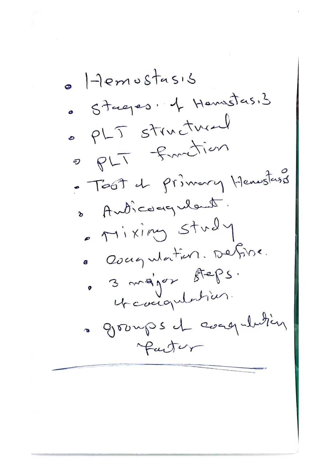 غلاف تقرير Hemostasis