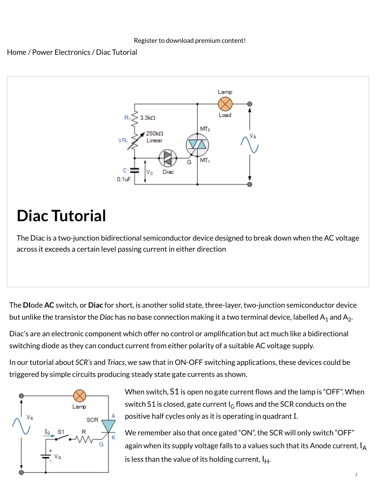 غلاف تقرير Diac Tutorial