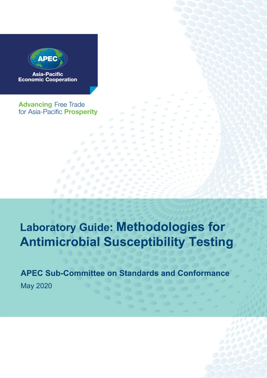 غلاف تقرير Laboratory Guide: Methodologies for Antimicrobial Susceptibility Testing
