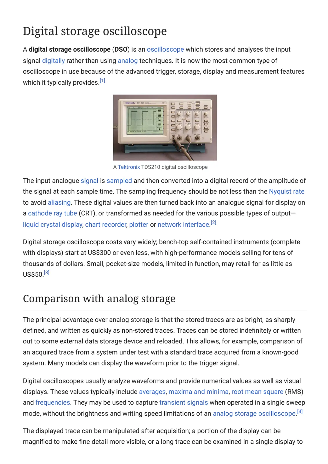 غلاف تقرير Digital Storage Oscilloscope