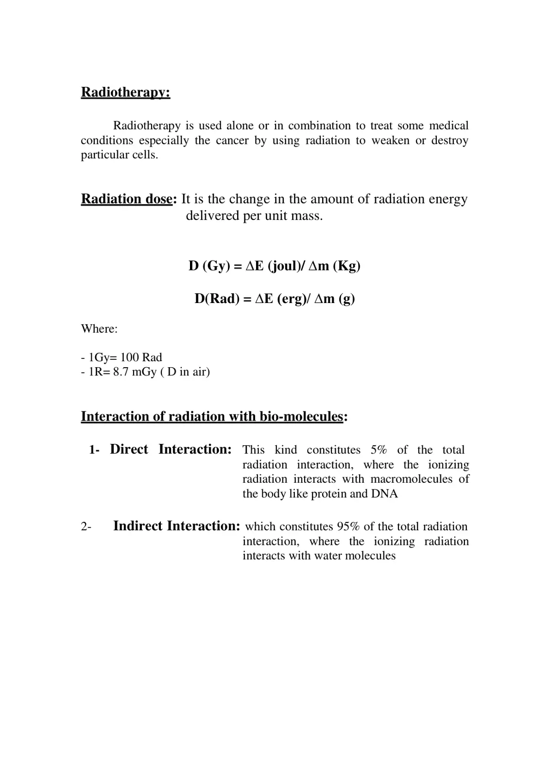 غلاف تقرير Radiotherapy: