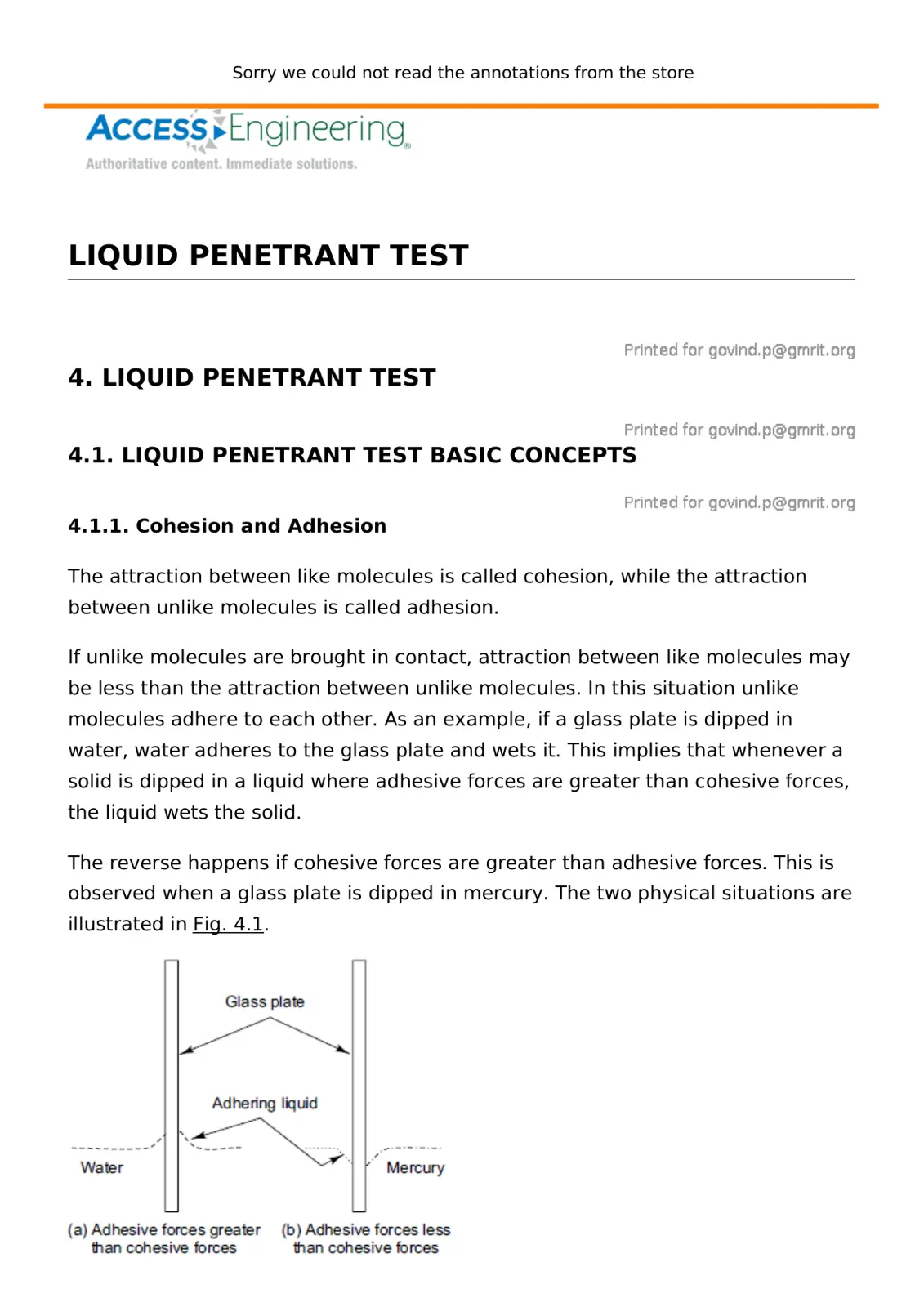 غلاف تقرير LIQUID PENETRANT TEST - Basic Concepts