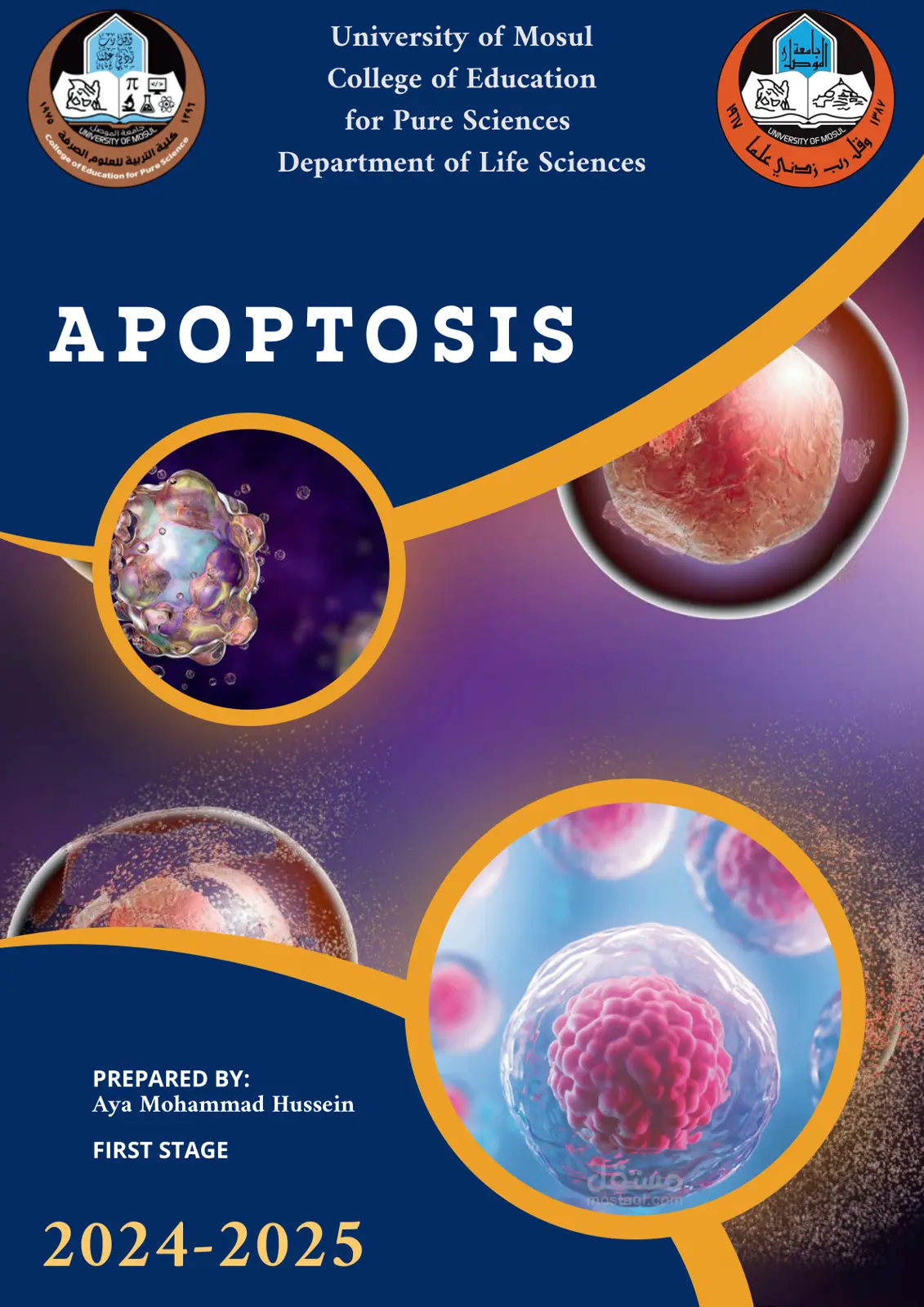 غلاف تقرير APOPTOSIS