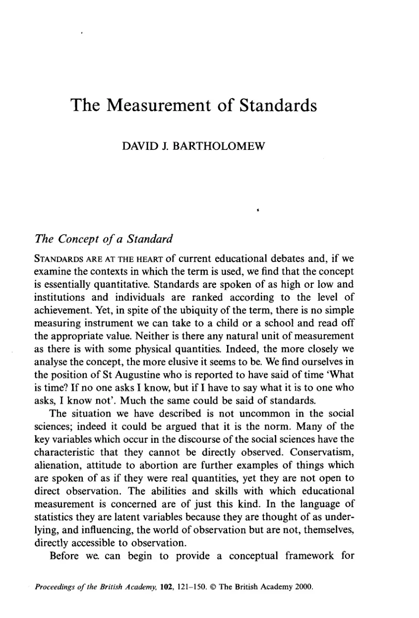 غلاف تقرير The Measurement of Standards