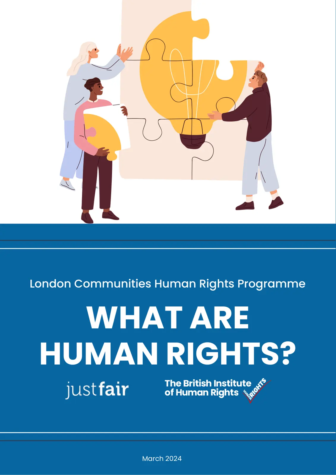 غلاف تقرير WHAT ARE HUMAN RIGHTS?