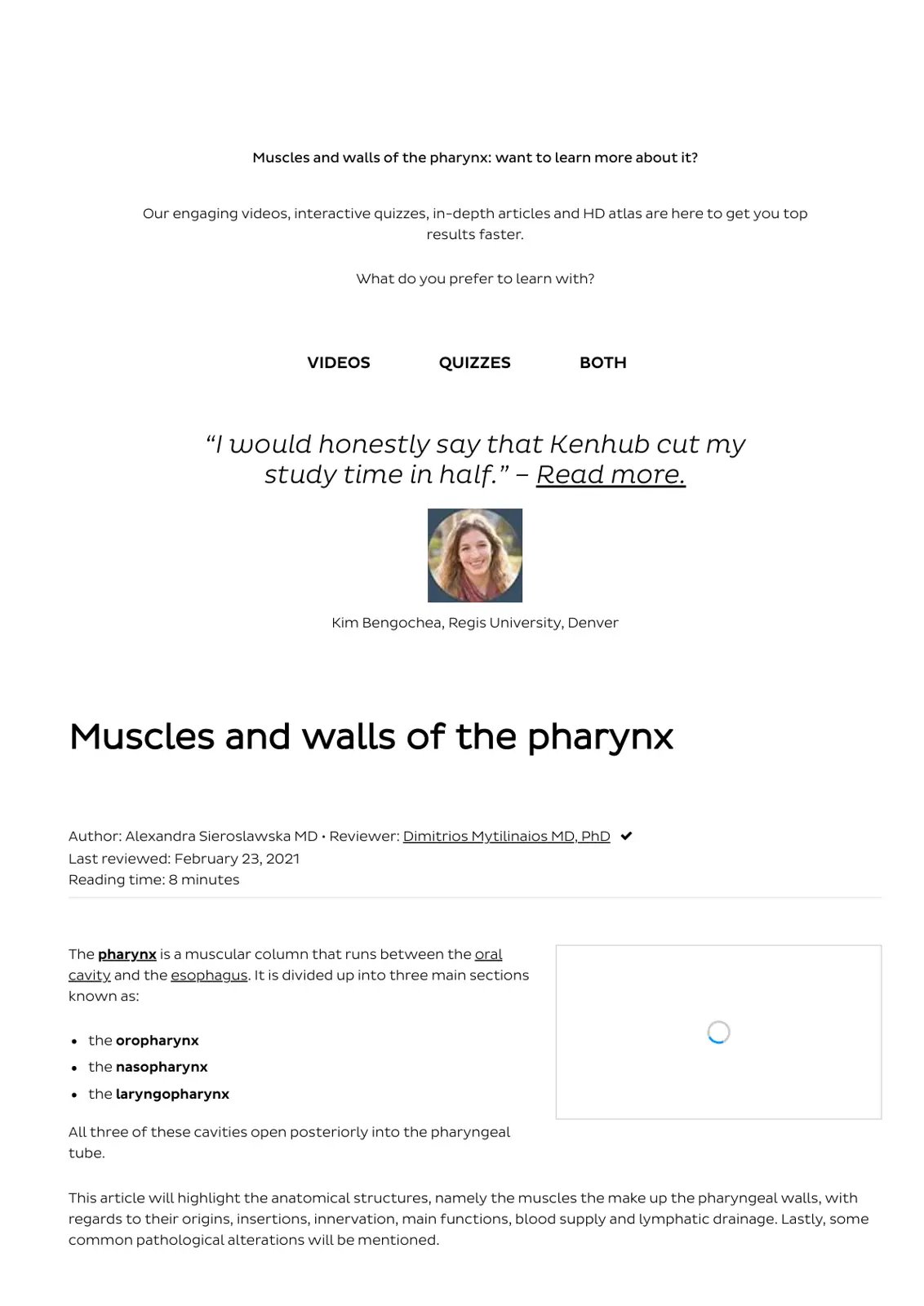 غلاف تقرير Muscles and Walls of the Pharynx