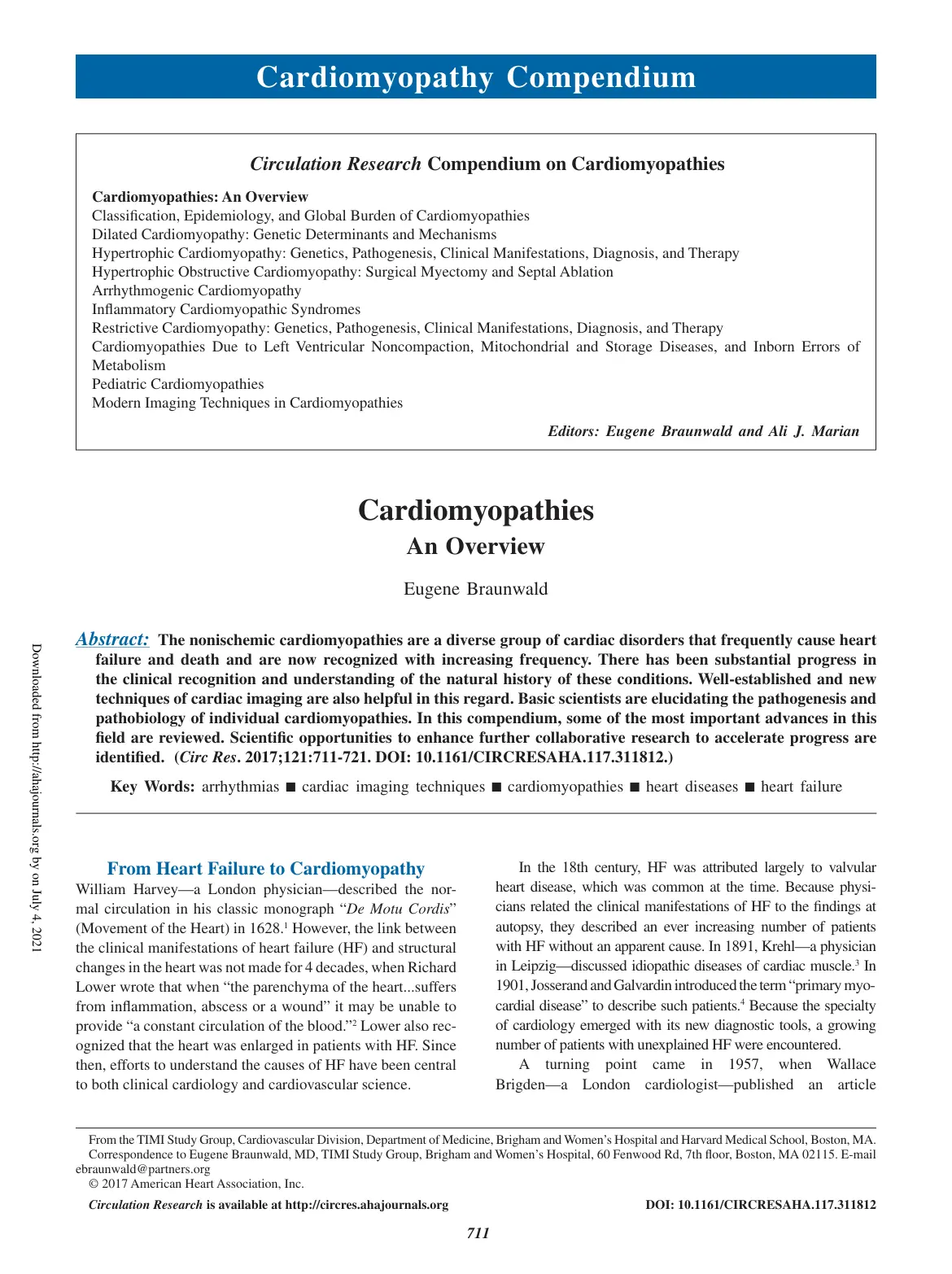 غلاف تقرير Cardiomyopathy Compendium