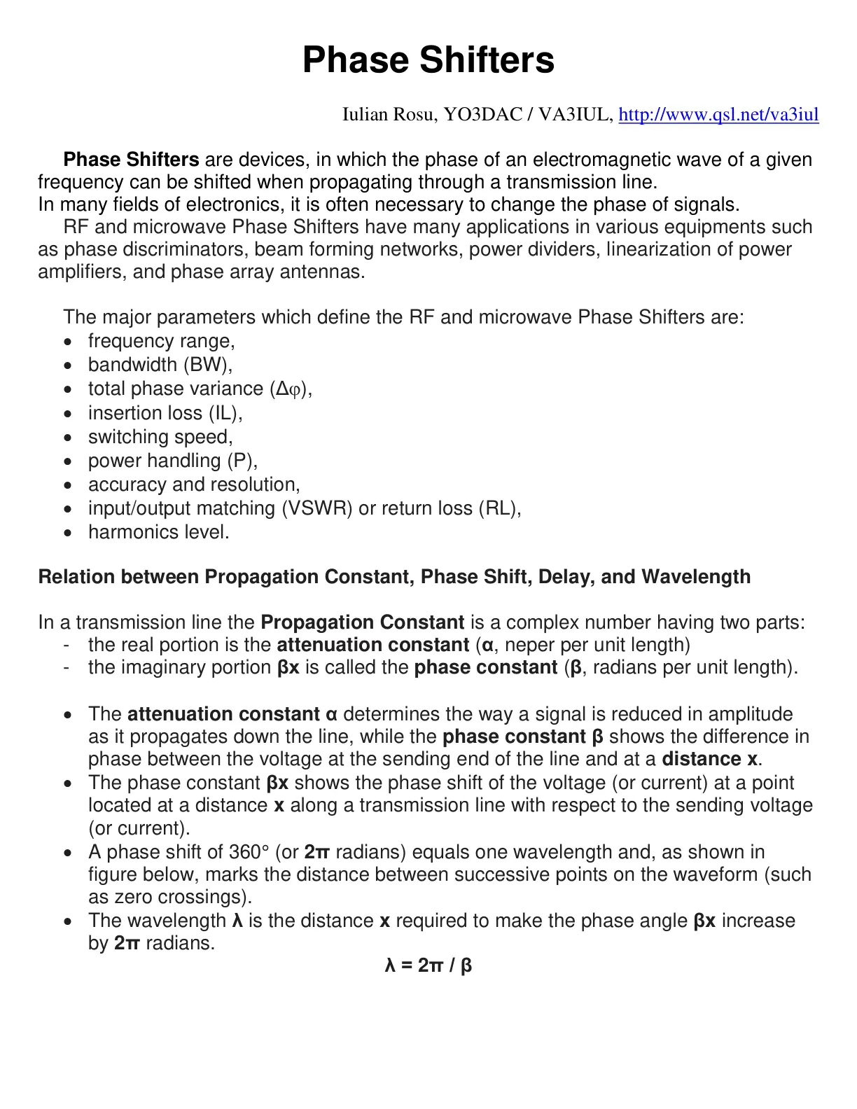 غلاف تقرير Phase Shifters
