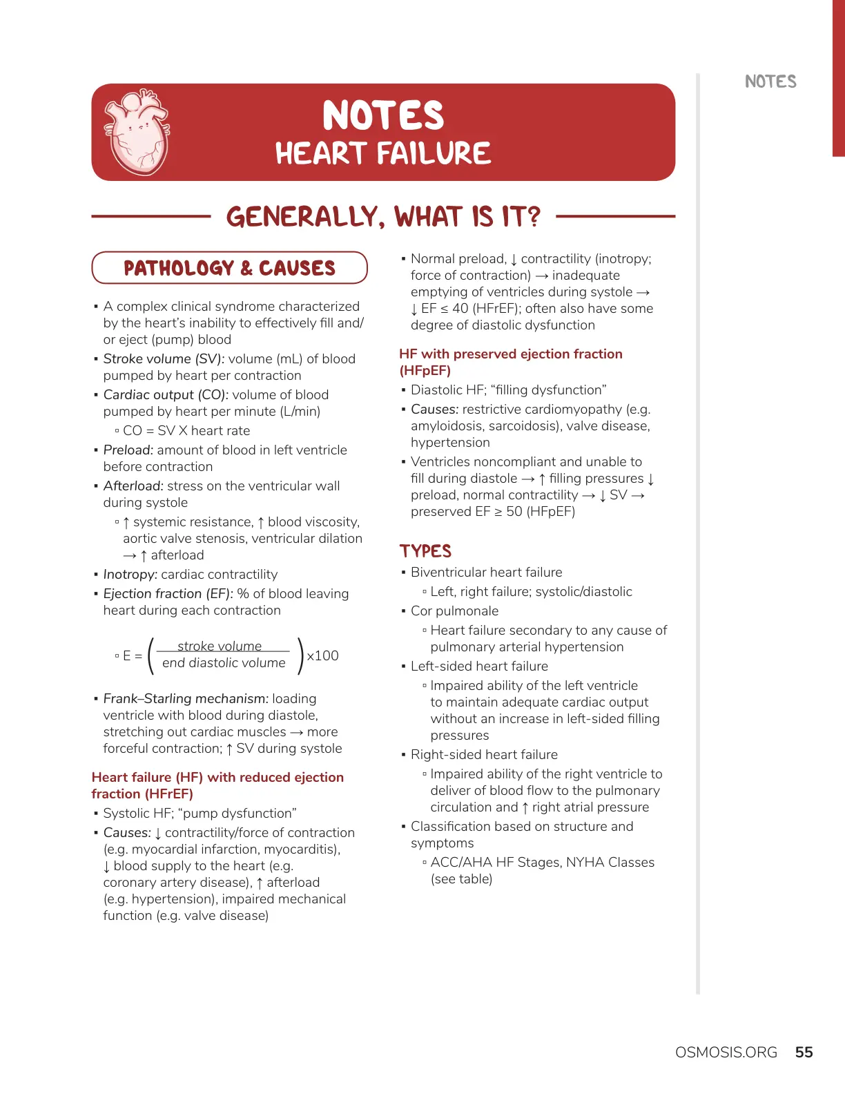 غلاف تقرير HEART FAILURE: PATHOLOGY & CAUSES