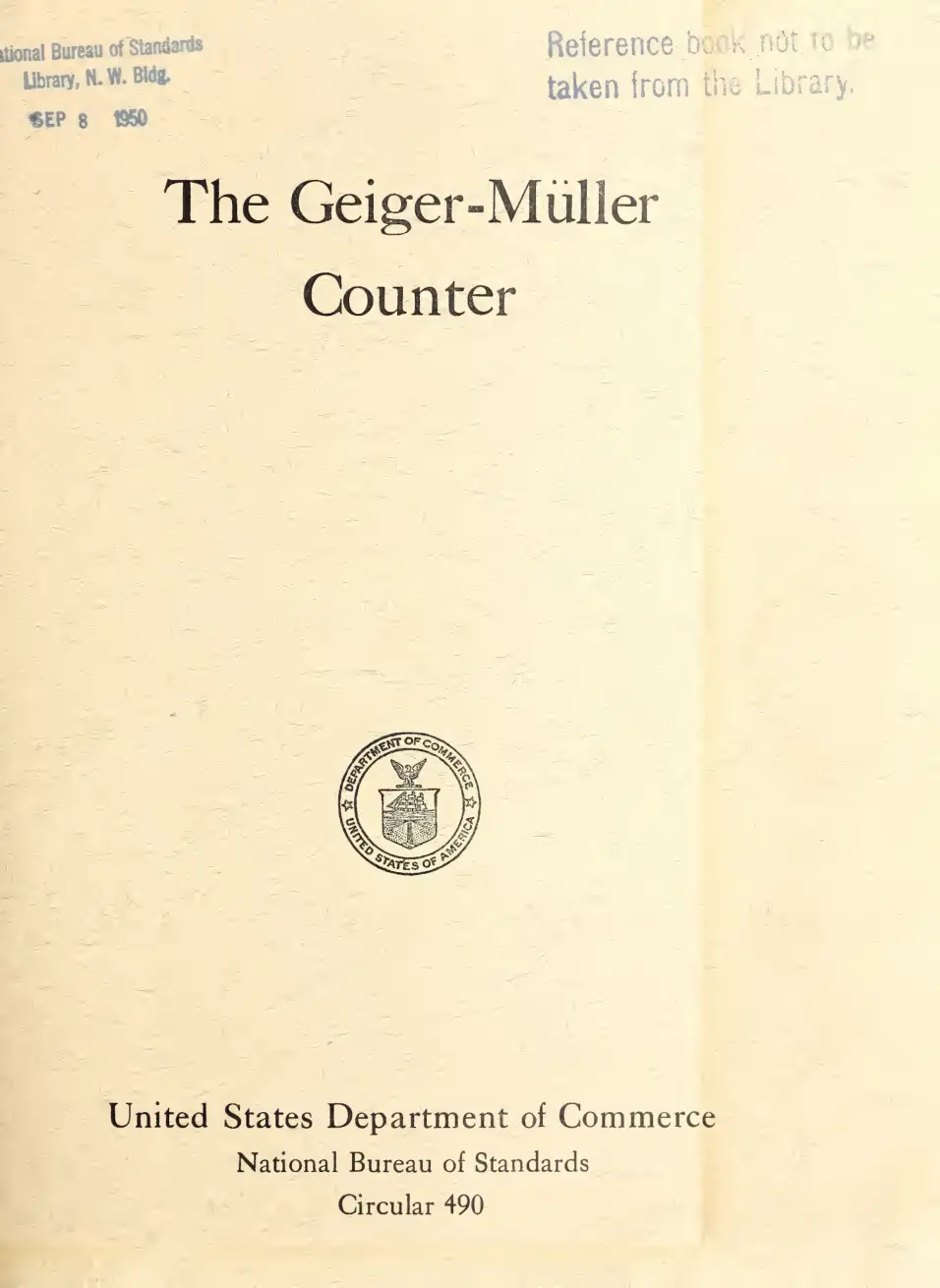 غلاف تقرير The Geiger-Müller Counter