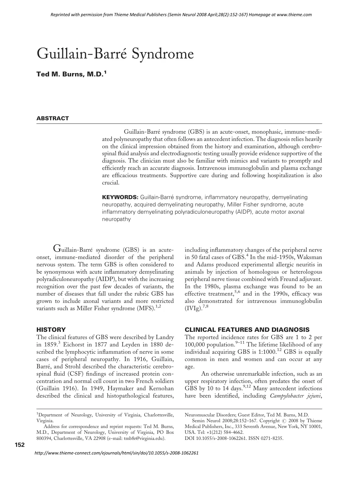 غلاف تقرير Guillain-Barré Syndrome
