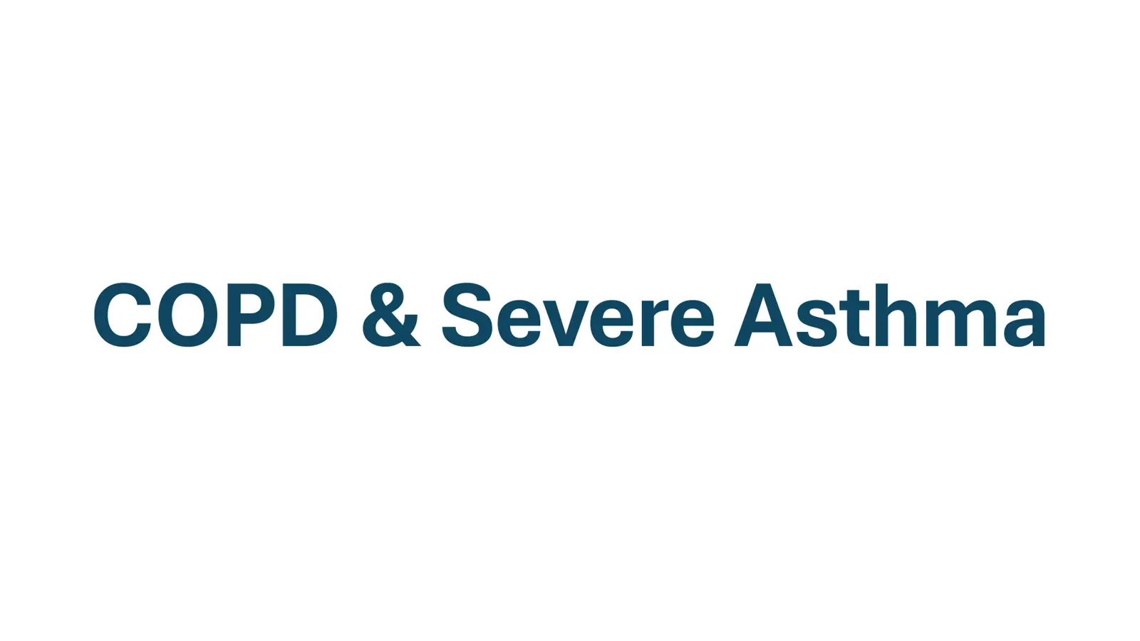 غلاف تقرير COPD & Severe Asthma