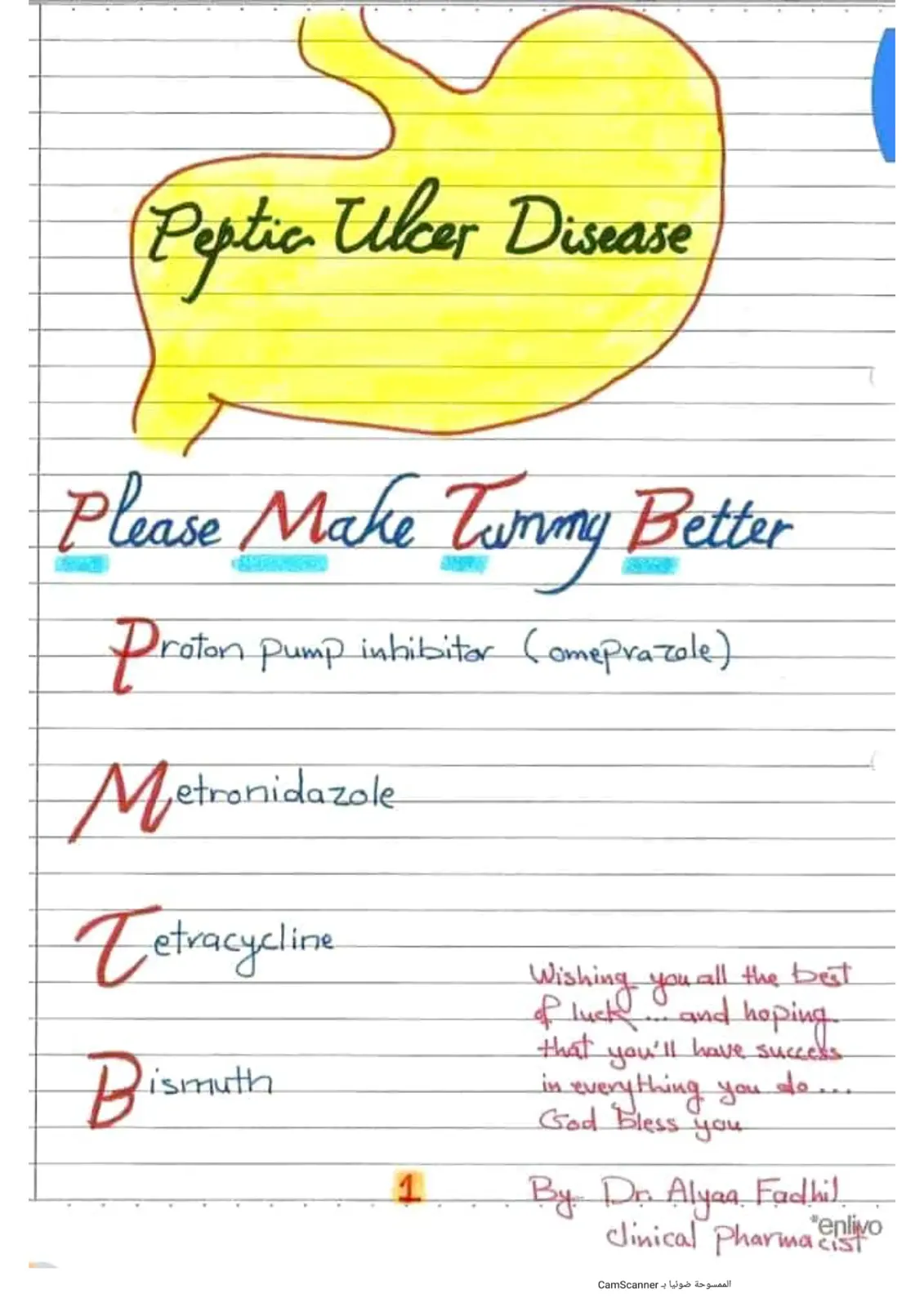 غلاف تقرير Peptic Ulcer Disease