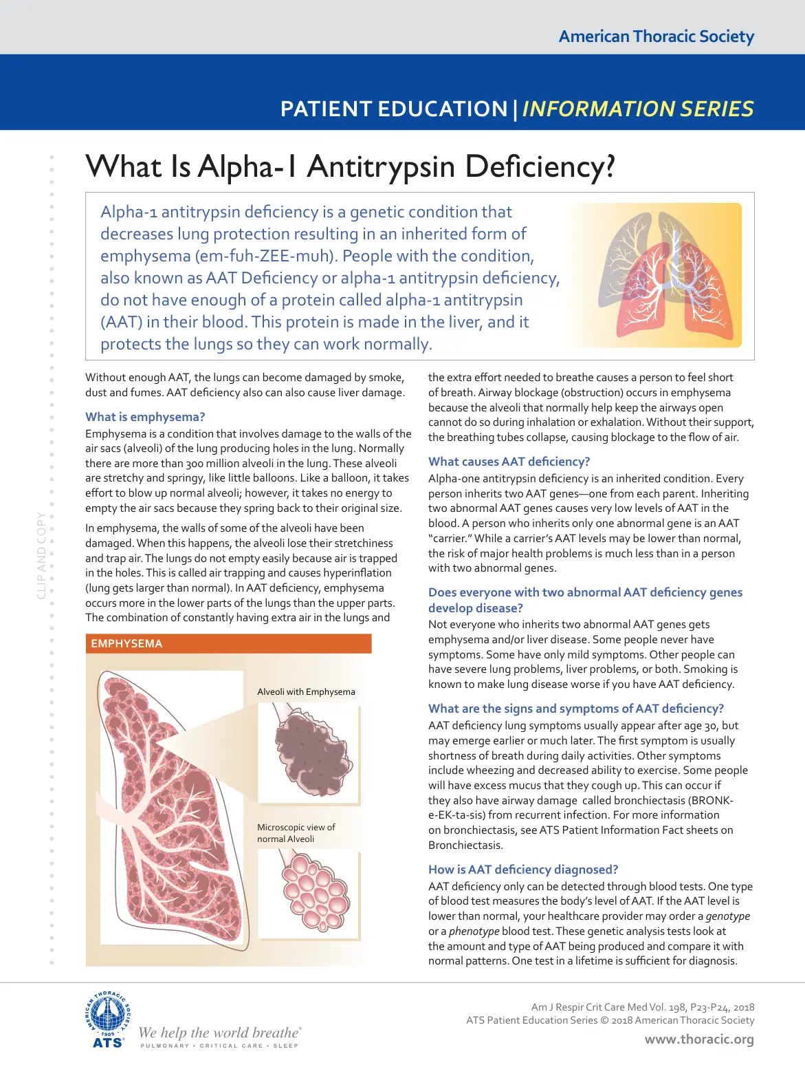 غلاف تقرير What Is Alpha-1 Antitrypsin Deficiency?