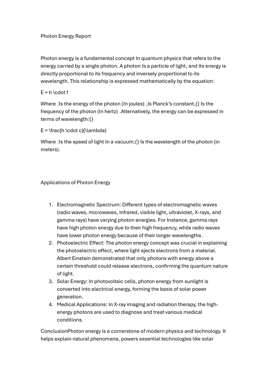 غلاف تقرير Photon Energy Report