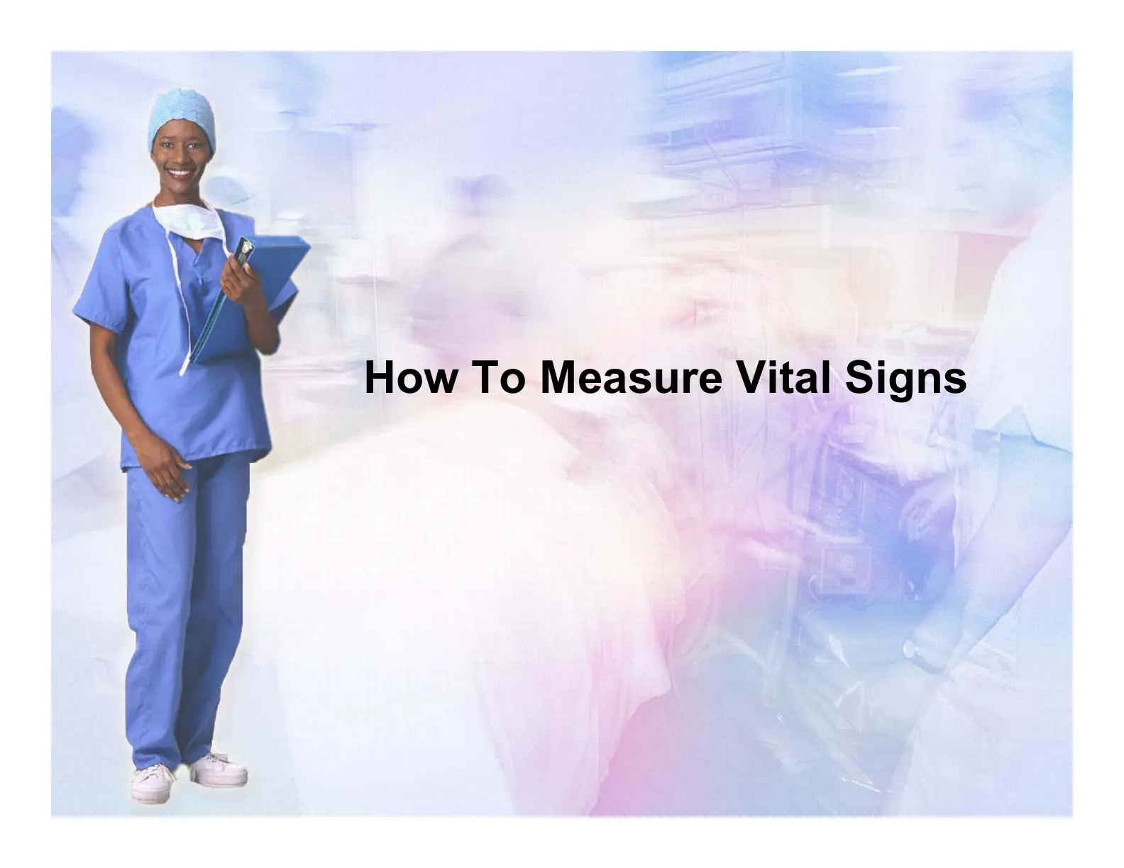 غلاف تقرير How To Measure Vital Signs